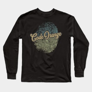 Code Orange Fingerprint Long Sleeve T-Shirt